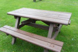 Heavy duty picnic table
