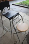 x 2 stools, as lotted