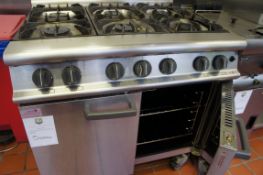 Falcon 6 Burner Gas Oven Range