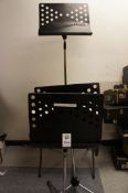 x 3 music stands, as lotted