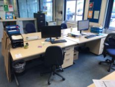 4x Office Desks