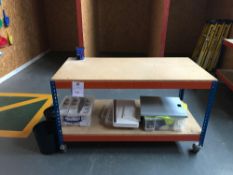 Wheeled Work Bench to Include Vice and Contents
