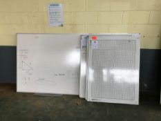 7x Various Size White Boards