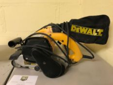 Dewalt DW650L-xw Belt Sander and Dewalt DW625E-lx Router, 110v