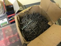 2x Face Viser and Assorted Screws, Nails, Bolts