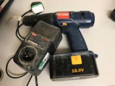 2x Bosch and 1x Ryobi Cordless Drill