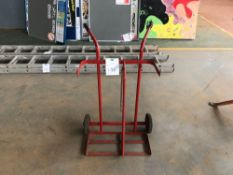 Gas bottle trolley