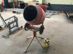 Belle Minimix 150, 110 v Cement Mixer & 110 v Transformer