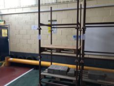 3x 4 Post Metal Stillages