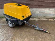 Towable Deutz 2 cylinder diesel compressor