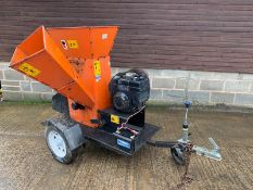 Bearcat towable wood chipper