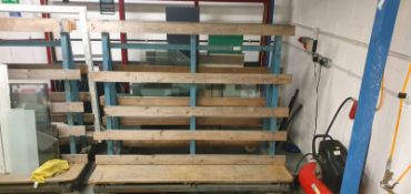 Glass Stillages x 2