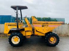 Barford SX6000 6 Tonne Straight Tip Dumper