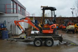 Kubota U17-3 Mini Excavator + Trailer