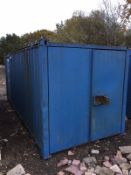 Anti Vandal Steel Portable Site Office / Storage Container