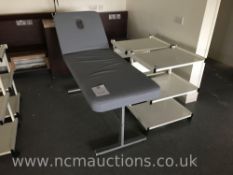 Massage bed and 2 x beauty trolleys
