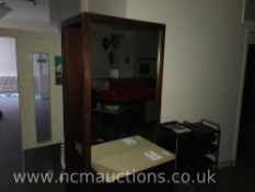 Single sided hair dressing unit and 3 x beauty organisation trolleys