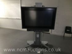 Smart board with trolley stand