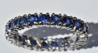 Sapphire Eternity Ring