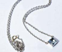 Cartier Aquamarine Necklace