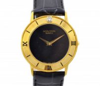 Bulova Accutron Gold Plated Quartz Midsize Watch