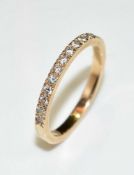 Tiffany and Co half Diamond Eternity Ring