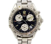 Breitling Colt Chronograph A53035 Quartz Mens Stainless Steel Watch