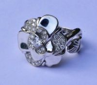 Chanel Camelia Diamond Ring