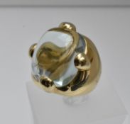 Pomellato Cabochon Aquamarine Ring