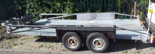 Heavy Duty Twin Plant Car Trailer