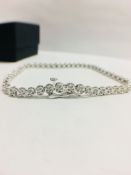 9K White Gold Diamond Bracelet