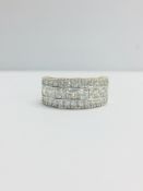 9CT YELLOW GOLD LADIES' CZ RING