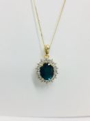 9CT YELLOW GOLD PENDANT