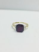 9CT YELLOW GOLD LADIES RING