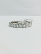 9CT White Gold band Ring