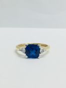 9CT YELLOW GOLD LADIES RING