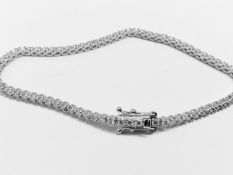 3.00ct Diamond tennis bracelet set with brilliant cut diamonds of I colour