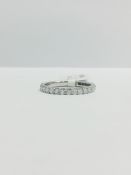 9CT White gold Diamond eternity style ring