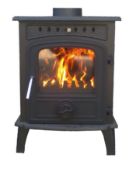 NEW CAST IRON 6KW LOG BURNER MULTI FUEL
