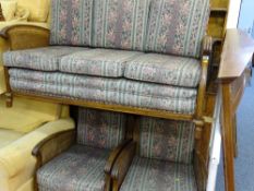 Three piece Bergere suite