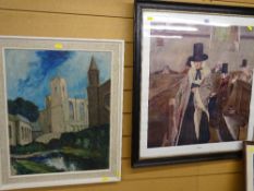 Framed VOSPER print of Salem