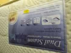 4ft 6ins Dual Season mattress by Highgrove Beds