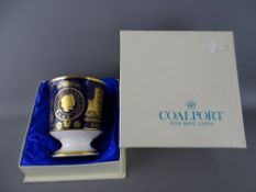 Boxed Coalport bone china commemorative for Queen Elizabeth II Silver Jubilee, no. 971/2000