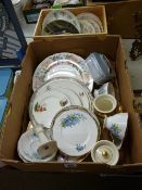 Mixed quantity of decorative wall plates including a collection of Wedgwood Beatrix Potter Peter