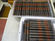 Thirty four leather bound volumes of 'The Connoisseur' magazine