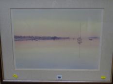 STEPHEN JONES artist's proof print - titled 'Beaumaris', signed in pencil
