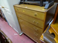 Mid Century five drawer chest