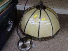 Modern Tiffany style ceiling light and shade