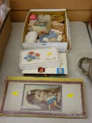 Quantity of vintage haberdashery and decorative confectionary boxes