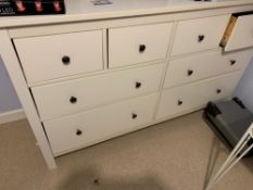 Ikea white multi-drawer chest